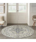 Nourison Nourison Essentials Persian Blue NRE07 6 ft. X Round Rug