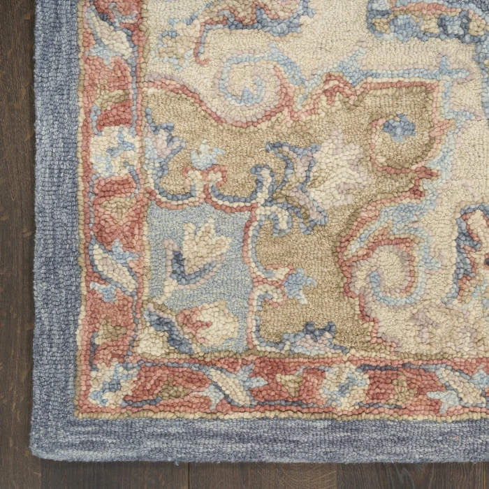 Nourison Home Maison Blue MSO06 7ft.9in. x 9ft.9in. Rect. Rug