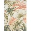 Nourison Home Aloha ALH43 Ivory Green 7 ft. 10 in. X 10 ft. 6 in. Area Rug