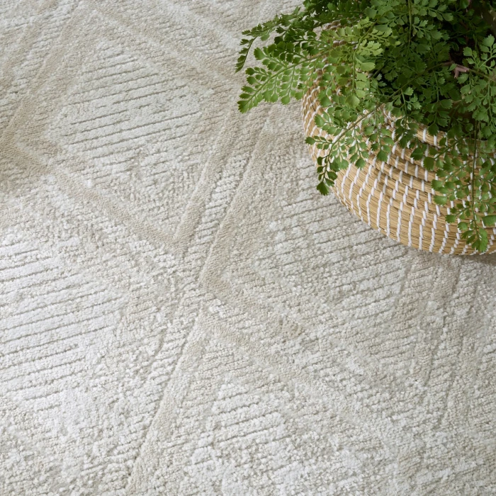 Nourison Dekor Beige DEK05 5 ft. 3 in. X 7 ft. Rect. Rug