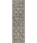 Nourison Oushak Home Charcoal OUS01 2 ft. X 6 ft. Rect. Rug