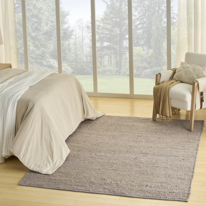 Nourison Home Natural Jute Grey NJT01 10ft. x 14ft. Rect. Rug
