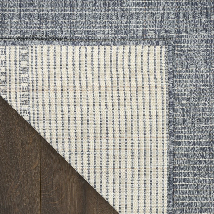Nourison Home Tulum Blue TLM01 2ft.2in. x 10ft. Rect. Rug