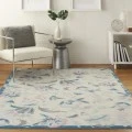 Nourison Jubilant Ivory/Multicolor JUB15 5ft.3in. x 7ft.3in. Rect. Rug