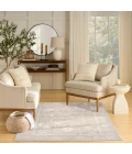 Nourison Vintage Washables Grey VWS09 4 ft. X 6 ft. Rect. Rug