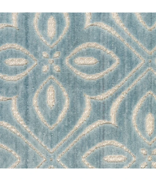Nourison Washable Charm Blue Ivory WCH03 6 ft. X 9 ft. Rect. Rug