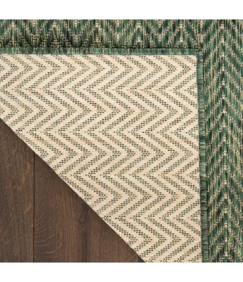 Nourison Horizon Indoor/Outdoor Green HOZ02 2 ft. 2 in. X 8 ft. Rect. Rug