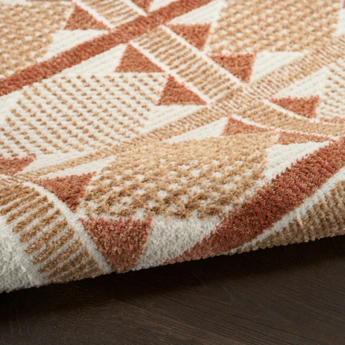 Nourison Nordic Rust NRC06 8 ft. X 10 ft. Rect. Rug