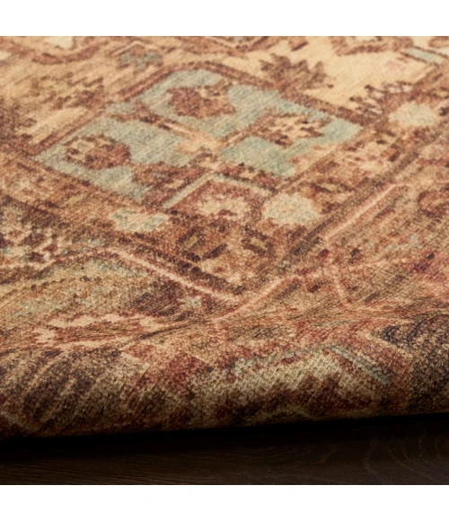 Nourison Vintage Washables Gold VWS14 4 ft. X 6 ft. Rect. Rug
