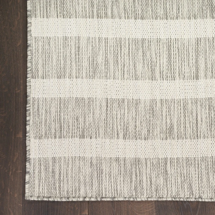Nourison Positano Grey Ivory POS03 2ft. x 3ft. Rect. Rug