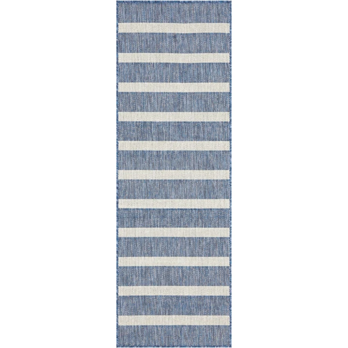 Nourison Positano Navy Ivory POS03 2 ft. X 6 ft. Rect. Rug