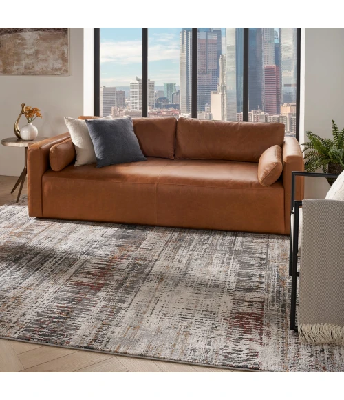 Nourison Tangra Multicolor TNR04 8 ft. X 10 ft. Rect. Rug