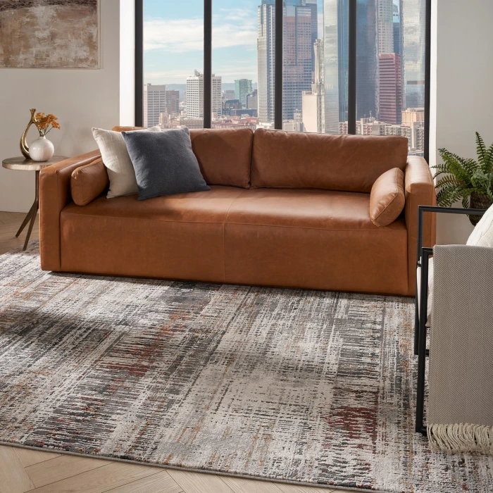 Nourison Tangra Multicolor TNR04 8 ft. X 10 ft. Rect. Rug