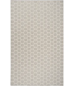 Nourison Home Twist Reversible Grey TWS01 5ft. x 7ft. Rect. Rug