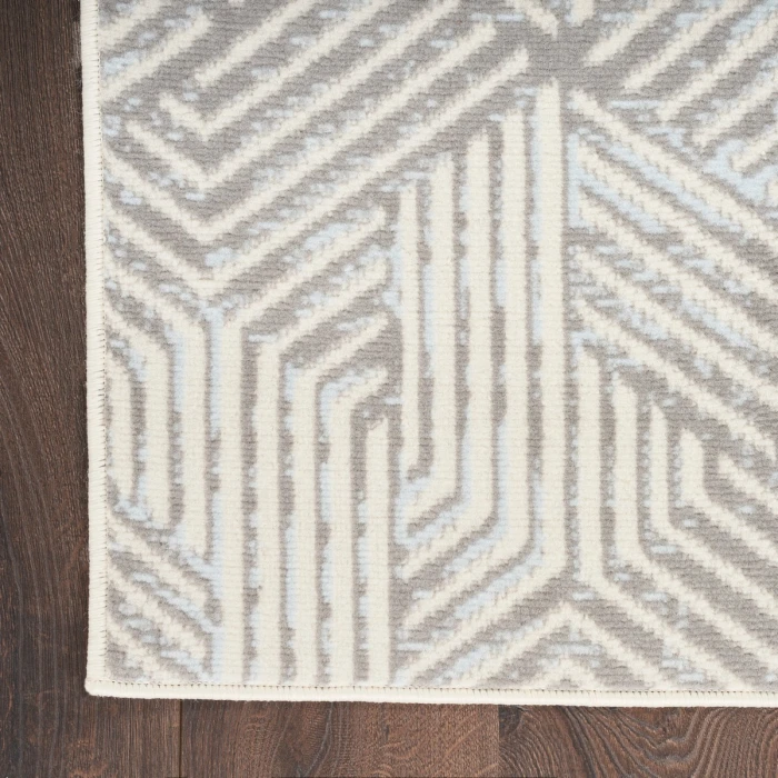 Nourison Grafix Grey GRF39 3 ft. X 5 ft. Rect. Rug