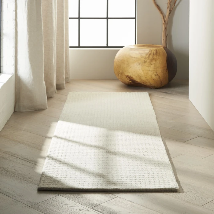 Calvin Klein Las Vegas White CK830 2ft.3in. x 7ft.6in. Rect. Rug