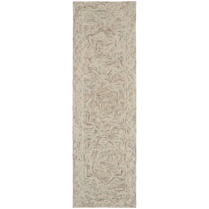 Nourison Interlock Blue Ivory ITL03 8 ft. Rect. Rug