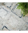 Nourison Dekor Grey Navy DEK05 4 ft. X 6 ft. Rect. Rug