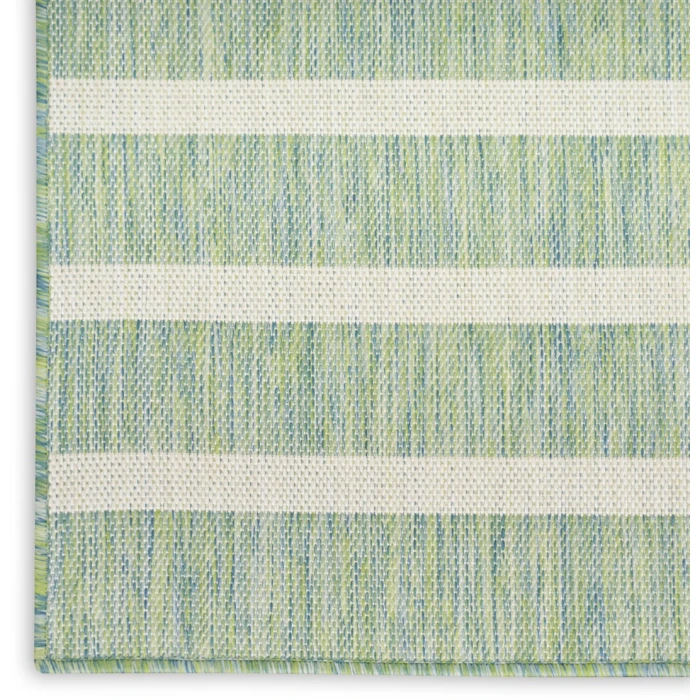 Nourison Positano Blue Green Ivory POS03 12ft. x 15ft. Rect. Rug