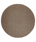 Nourison Tulum Brown TLM02 8 ft. X Round Rug
