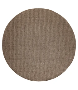 Nourison Home Tulum TLM02 Brown 8 ft. Round Area Rug