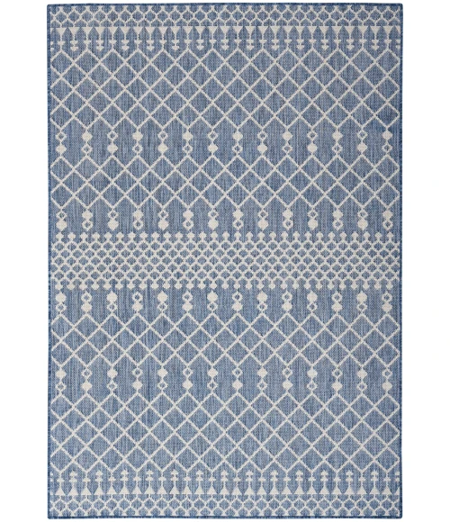 Nourison Positano Navy Blue POS02 5 ft. X 7 ft. Rect. Rug