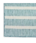 Nourison Positano Aqua Ivory POS03 2 ft. X 6 ft. Rect. Rug