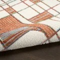 Nourison Nordic Ivory Rust NRC17 4 ft. X 6 ft. Rect. Rug