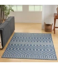 Nourison Positano Navy Blue POS02 4 ft. X 6 ft. Rect. Rug