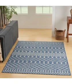 Nourison Home Positano POS02 Navy Blue 4 ft. X 6 ft. Area Rug