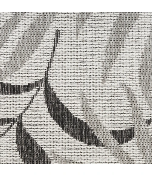 Nourison Garden Oasis Grey GOA01 10 ft. X 14 ft. Rect. Rug