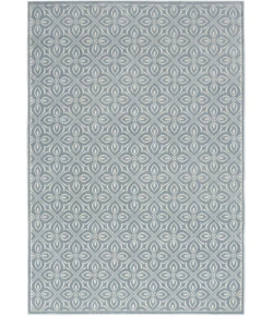 Nourison Home Washable Charm Blue WCH03 5ft. x 7ft. Rect. Rug