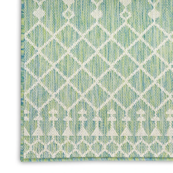 Nourison Positano Blue Green POS02 9 ft. X 12 ft. Rect. Rug