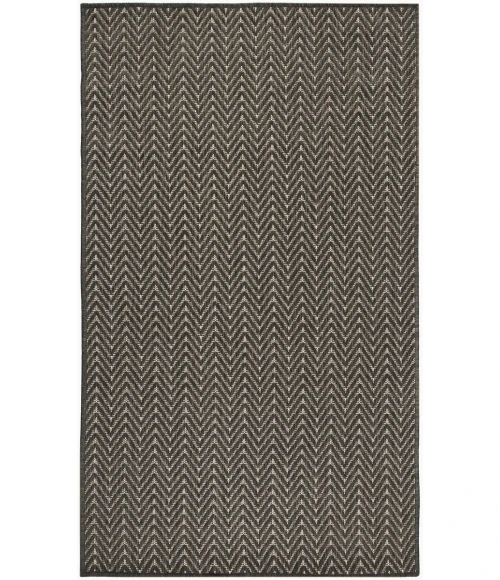 Nourison Horizon Indoor/Outdoor Charcoal HOZ02 3 ft. X 5 ft. Rect. Rug