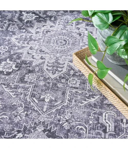 Nourison Nourison Washables Charcoal Grey NWB15 9 ft. 2 in. X 12 ft. Rect. Rug