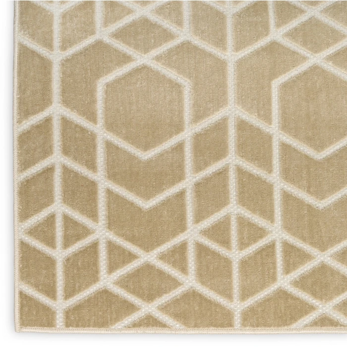 Nourison Home Washable Charm Beige WCH01 8ft. x 10ft. Rect. Rug