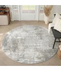 Nourison Dekor Grey DEK07 5ft. 3in. x Round Round Rug