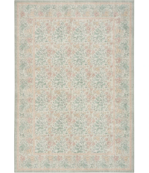 Nourison Home Botanical Washables Green BOT03 4ft. x 6ft. Rect. Rug