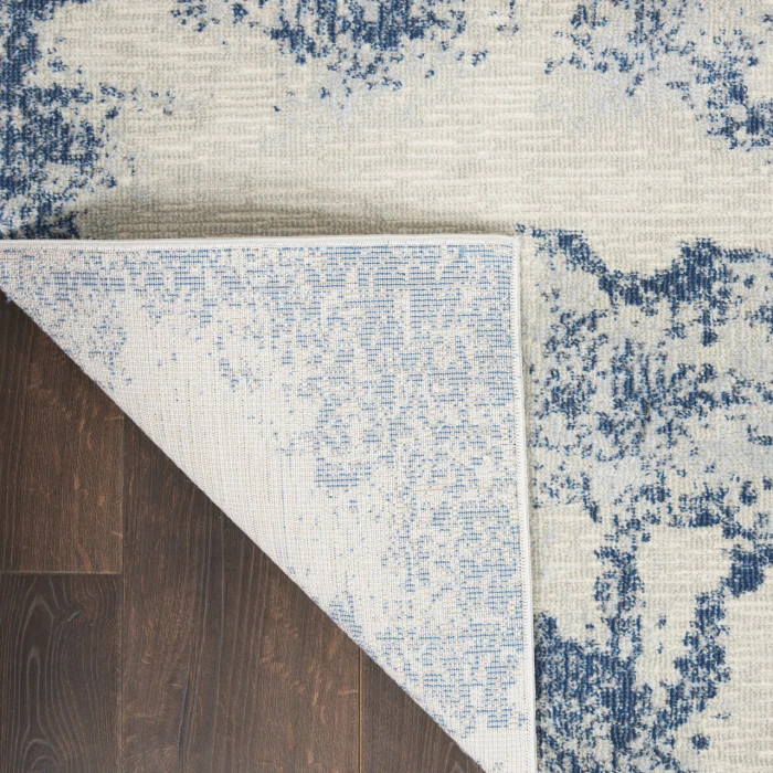 Nourison Home Etchings Navy ETC03 4ft. x 6ft. Rect. Rug