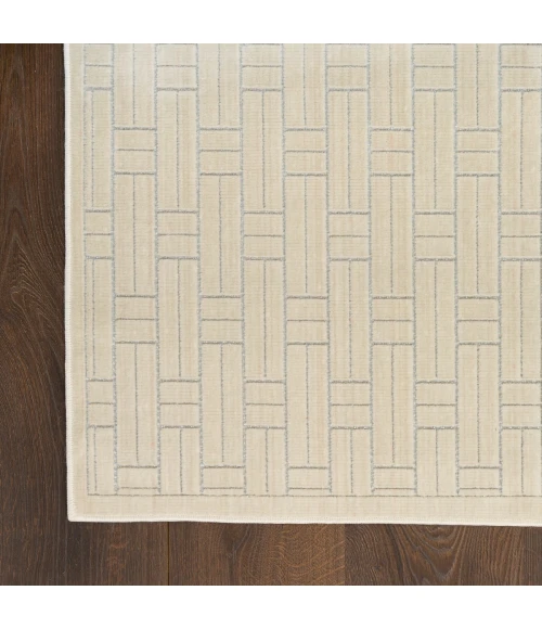 Nourison Washable Charm Ivory WCH02 4 ft. X 6 ft. Rect. Rug