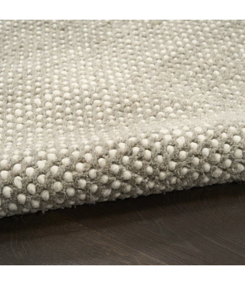 DKNY Pure Rows Grey ROW01 9ft.9in. x 13ft.9in. Rect. Rug