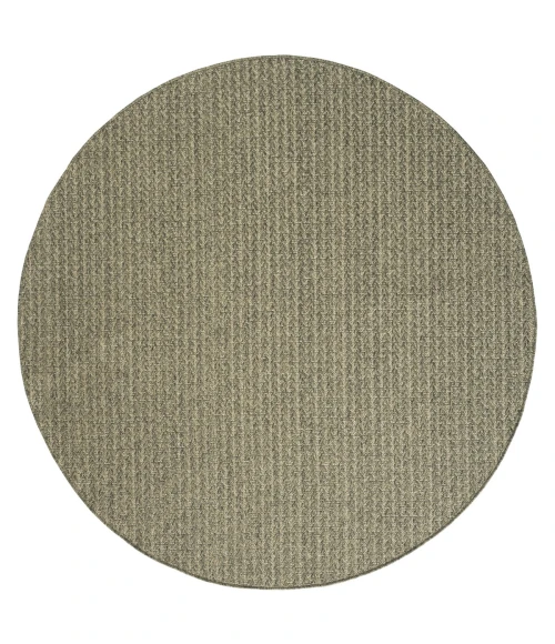 Nourison Tulum Olive TLM02 8 ft. X Round Rug