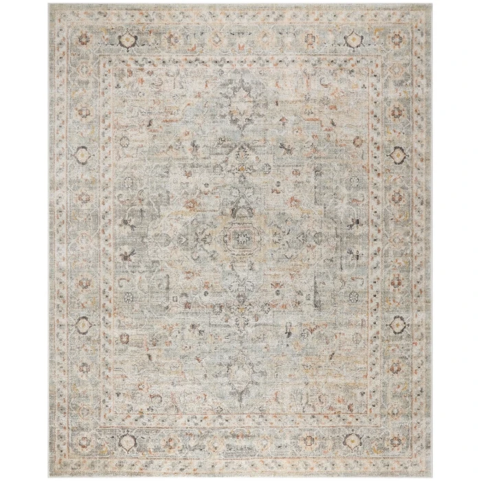 Nourison Oushak Home Light Grey OUS02 10 ft. X 14 ft. Rect. Rug