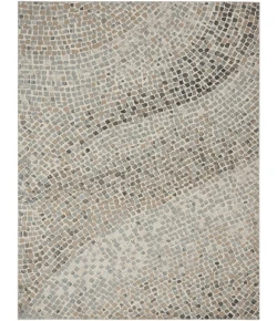 Nourison Marmara Ivory Teal Grey MRA02 9ft. x 12ft. Rect. Rug