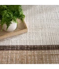 Nourison Dekor Ivory Brown DEK06 5 ft. 3 in. X 7 ft. Rect. Rug