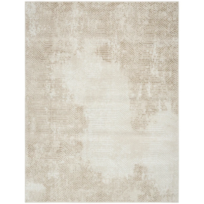 Nourison Dekor Ivory Taupe DEK04 5 ft. 3 in. X 7 ft. Rect. Rug