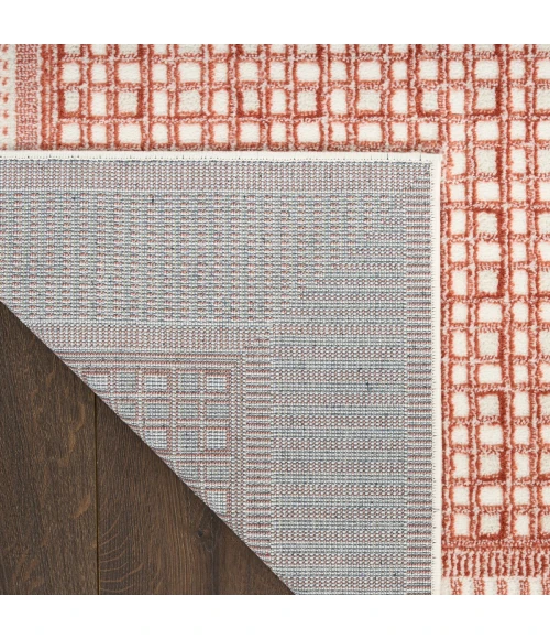 Nourison Nordic Brick Ivory NRC03 2 ft. X 6 ft. Rect. Rug