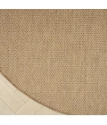 Nourison Home Courtyard Tan COU01 5ft. x Round Round Rug