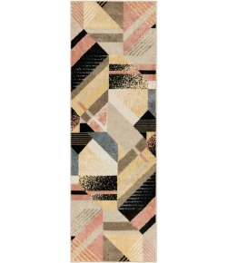 Nourison Washable Decor Multicolor WSD10 2ft. x 6ft. Rect. Rug