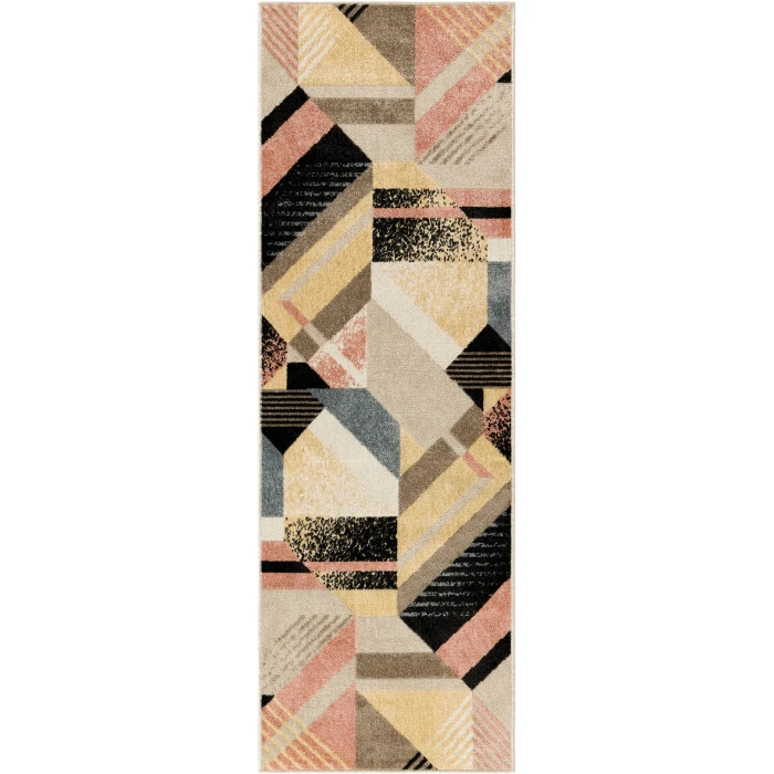 Nourison Washable Decor Multicolor WSD10 2ft. x 6ft. Rect. Rug